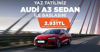 Yaz Tati̇li̇ni̇z Audi̇ A3 Sedan İle Başlasın!